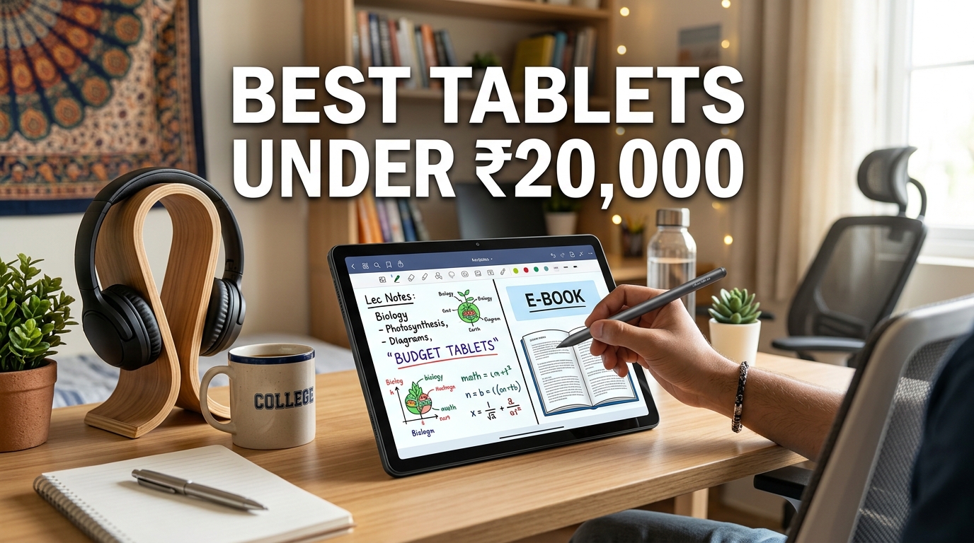 Best Tablets for Students Under ₹20,000 in India (2026): Notes, Study & Online Classes