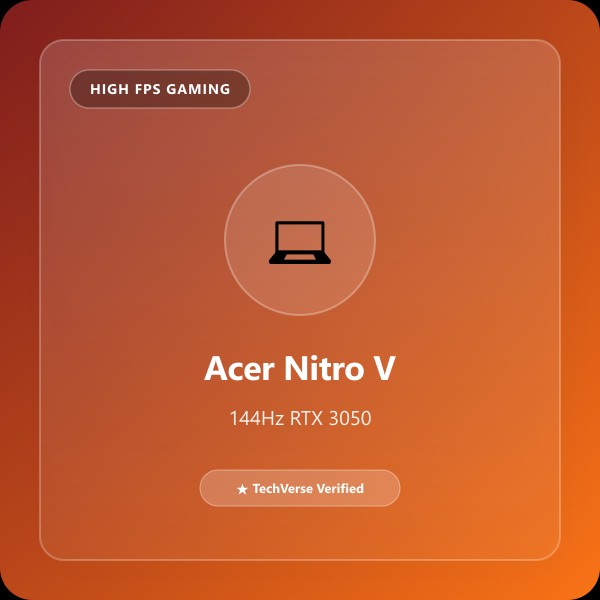 Acer Nitro V 15 — i5 13th Gen Gaming Machine