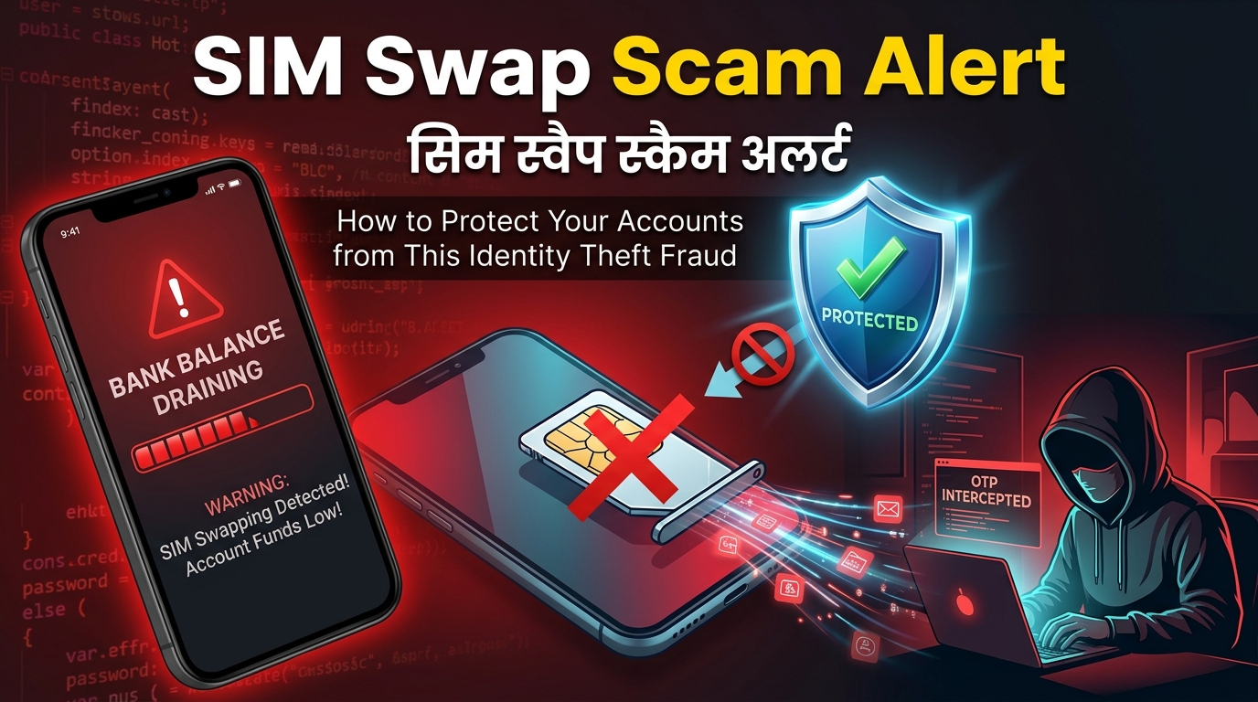 SIM Swap Scam Kya Hai? Bina OTP Ke Bank Account Kaise Khali Hota Hai Aur Kaise Bachein?