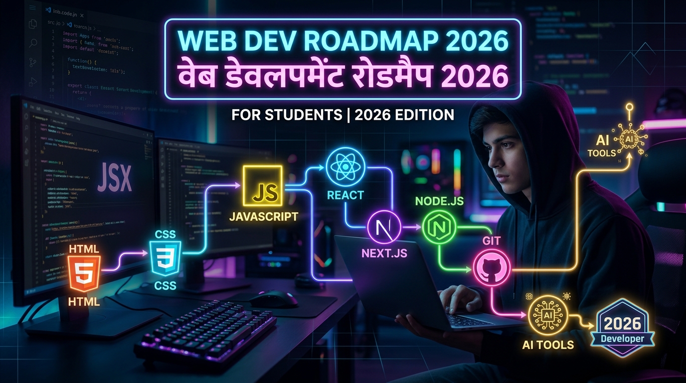 Web Development Roadmap for College Students 2026: Zero Se Full-Stack Job-Ready Kaise Banein?